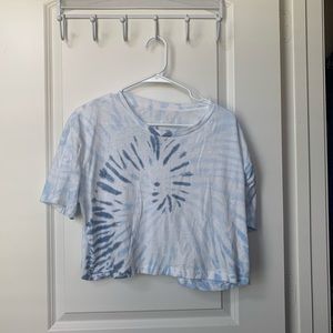 Aeropostale Tie Dye 80’s Cropped Boxy Tee
